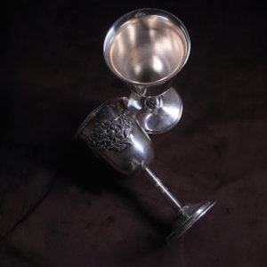 Silver Wine Glass